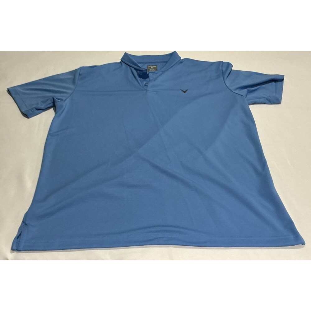Callaway Golf Opti-Dri Polo Shirt Mens Large Blue Casual Performance